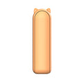 Techsuit - Mini Portable Hand Fan (HZ001) - 2000mAH, USB Rechargeable, 3 Speeds Adjustable - Orange