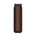 Techsuit - Mini Portable Hand Fan (HZ001) - 2000mAH, USB Rechargeable, 3 Speeds Adjustable - Brown