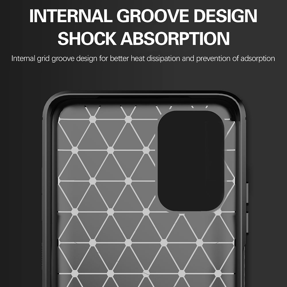 TechSuit Husa de protectie Techsuit Carbon Silicone compatibil cu Xiaomi Redmi Note 10 4G / Note 10S / Poco M5s, Negru –