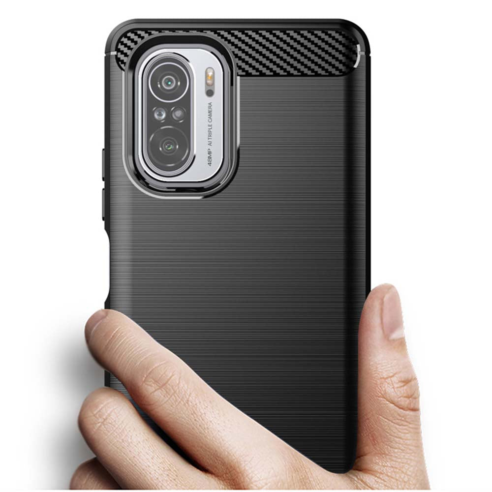 Techsuit - Carbon Silicone - Xiaomi Mi 11i / Poco F3 - Black
