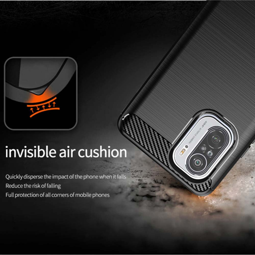 Techsuit - Carbon Silicone - Xiaomi Mi 11i / Poco F3 - Black