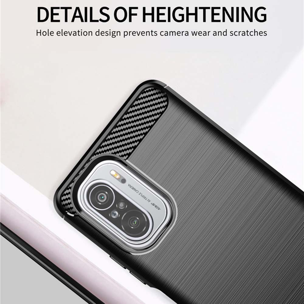 Techsuit - Carbon Silicone - Xiaomi Mi 11i / Poco F3 - Black