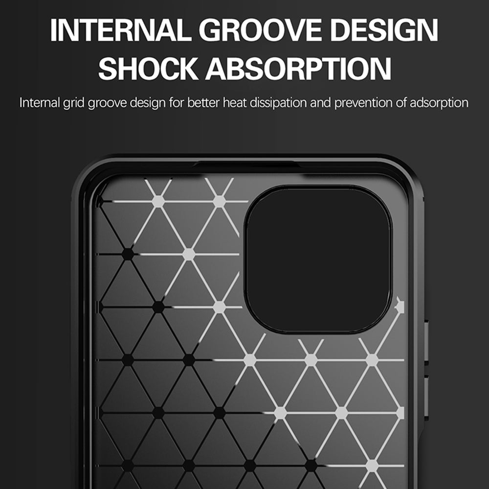 Techsuit - Carbon Silicone - Xiaomi Mi 11 Lite 4G / Mi 11 Lite 5G / 11 Lite 5G NE - Black