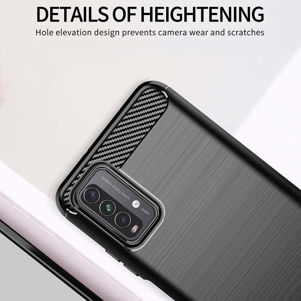 Techsuit - Carbon Silicone - Xiaomi Redmi 9T / Redmi 9 Power - Black