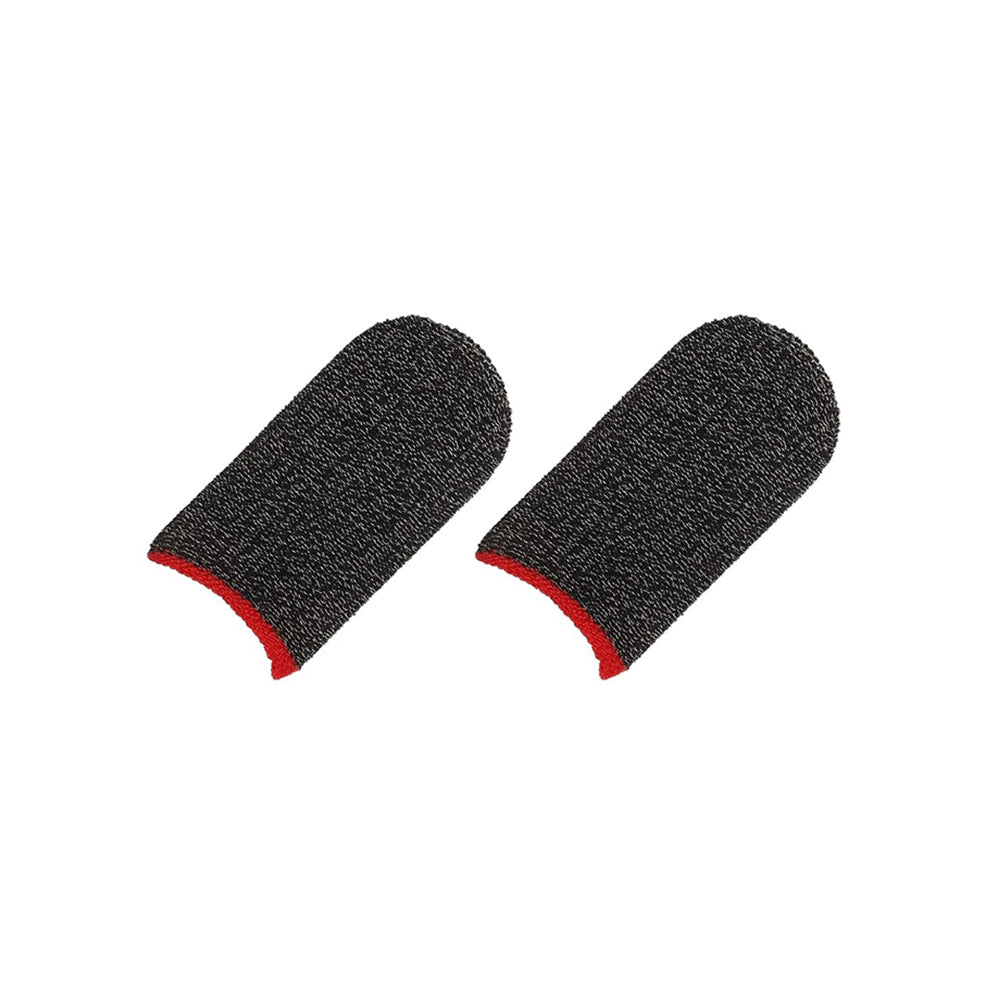 Techsuit - Mobile Gaming Finger Sleeve (FS3-02) - for Peaceful Elite, King of Glory, Call of Duty, 40x20mm - Red