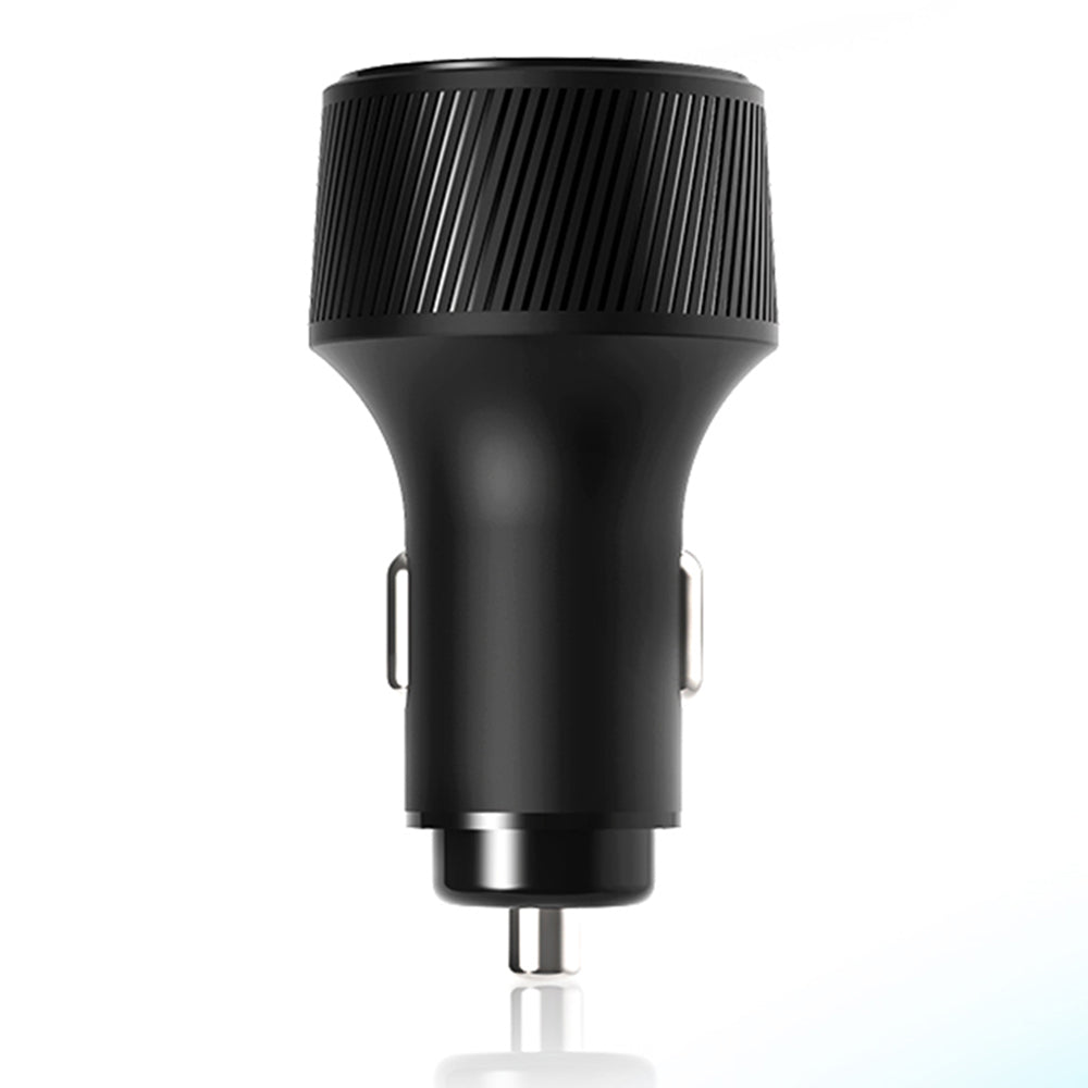 Yesido - Car Charger (Y31) - 2x USB, LED Display, QC 3.0, 18W, 3A - Black