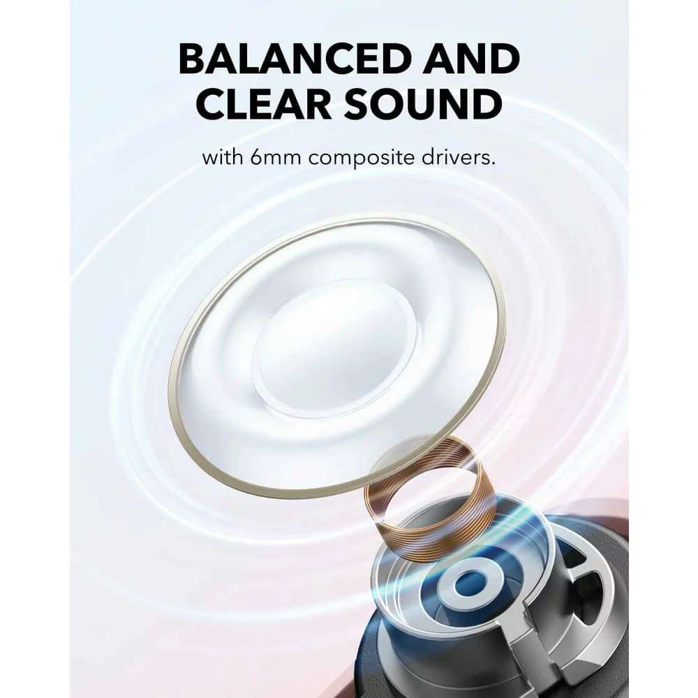 Anker - Wireless Earbuds SoundCore A30i (A3958G51) - Bluetooth 5.4, Noise Cancelling, IP54, with Microphone - Pink