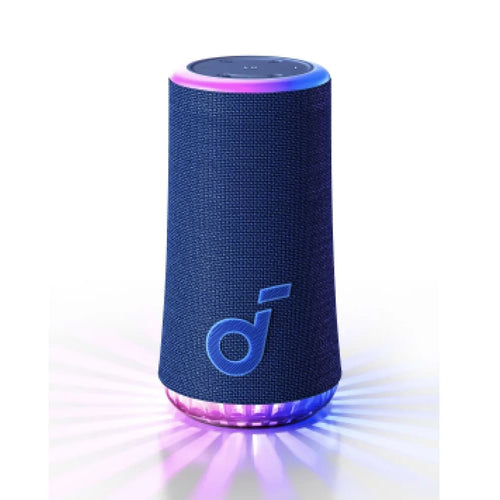 Anker - Wireless Speaker SoundCore Glow (A3166G31) - 360° Sound, 30W, IP67 - Blue