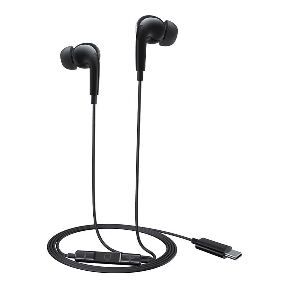 Baseus - Wired Earphones Encok CZ18 (A00170100213-Z1) - Type-C, 20Hz-20kHz - Moon White