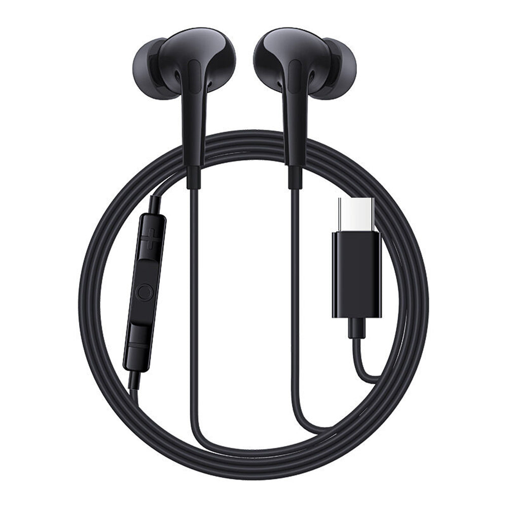 Baseus - Wired Earphones Encok CZ18 (A00170100213-Z1) - Type-C, 20Hz-20kHz - Moon White