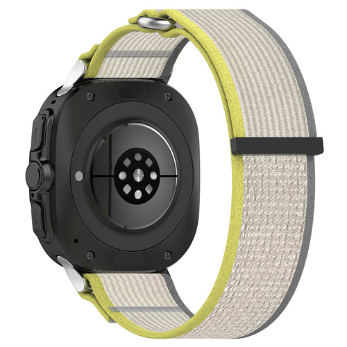 Techsuit - Watchband (W054) - Samsung Galaxy Watch Ultra 47mm / Watch Ultra 2 - Yellow / Gray