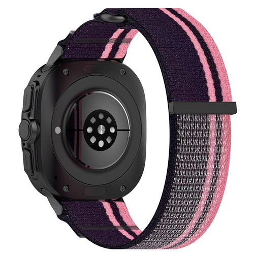 Techsuit - Watchband (W054) - Samsung Galaxy Watch Ultra 47mm / Watch Ultra 2 - Pink / Black