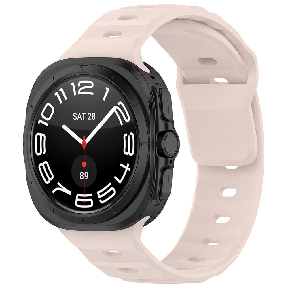 Techsuit - Watchband (W055) - Samsung Galaxy Watch Ultra 47mm / Watch Ultra 2 - Light Pink