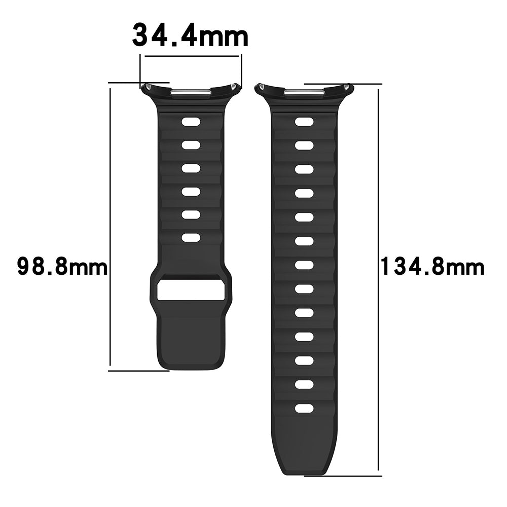 Techsuit - Watchband (W055) - Samsung Galaxy Watch Ultra 47mm / Watch Ultra 2 - Black