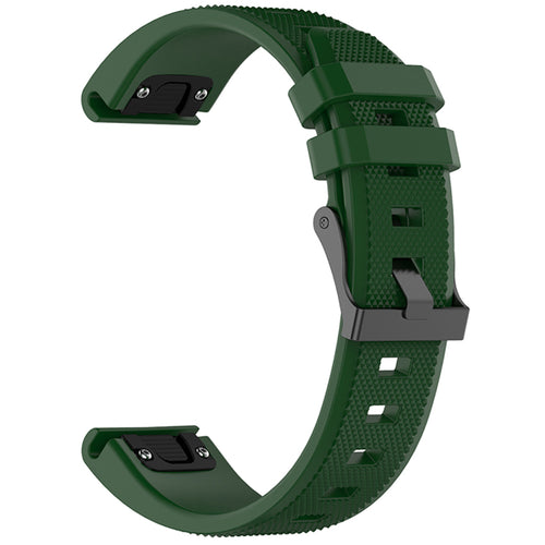 Techsuit - Watchband QuickFit 22mm (W058) - Garmin Fenix 5/5 Plus 6/6 Pro/7/Forerunner 945/955/970/Approach S60 - Dark G