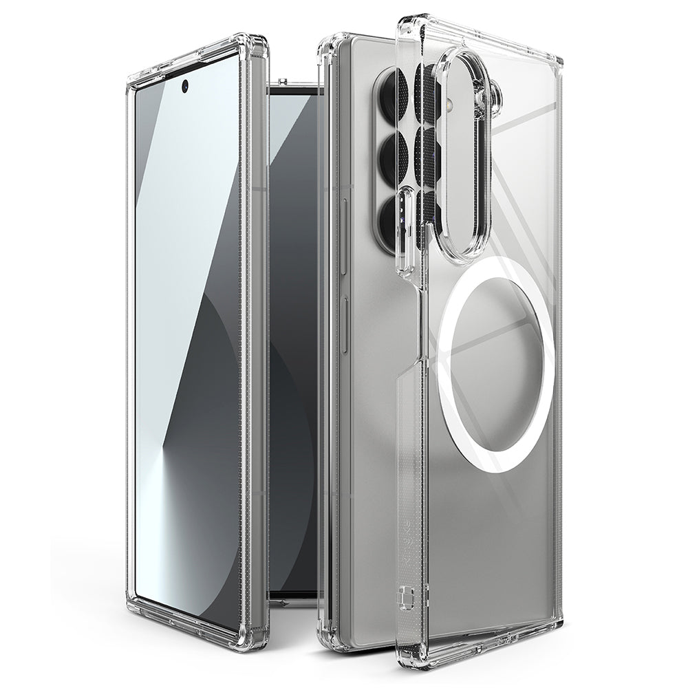 Ringke Husa de protectie Ringke Fusion MagSafe compatibil cu Samsung Galaxy Z Fold6, Transparent – imagine 3