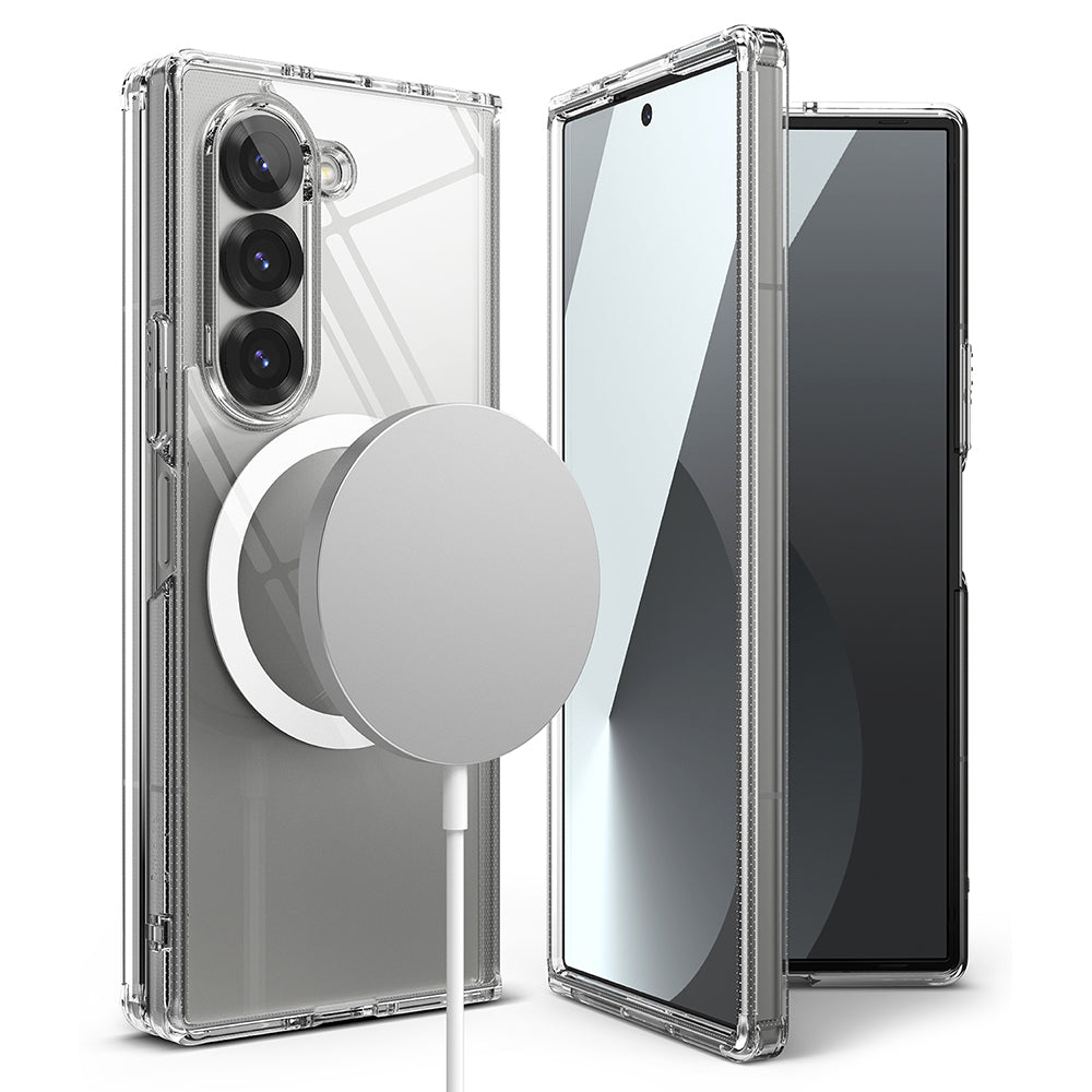 Ringke Husa de protectie Ringke Fusion MagSafe compatibil cu Samsung Galaxy Z Fold6, Transparent