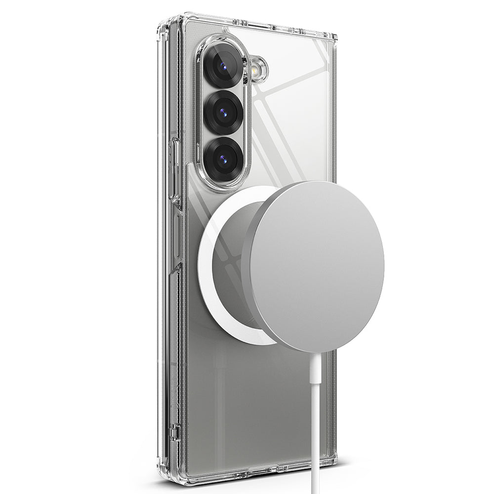 Ringke Husa de protectie Ringke Fusion MagSafe compatibil cu Samsung Galaxy Z Fold6, Transparent – imagine 4