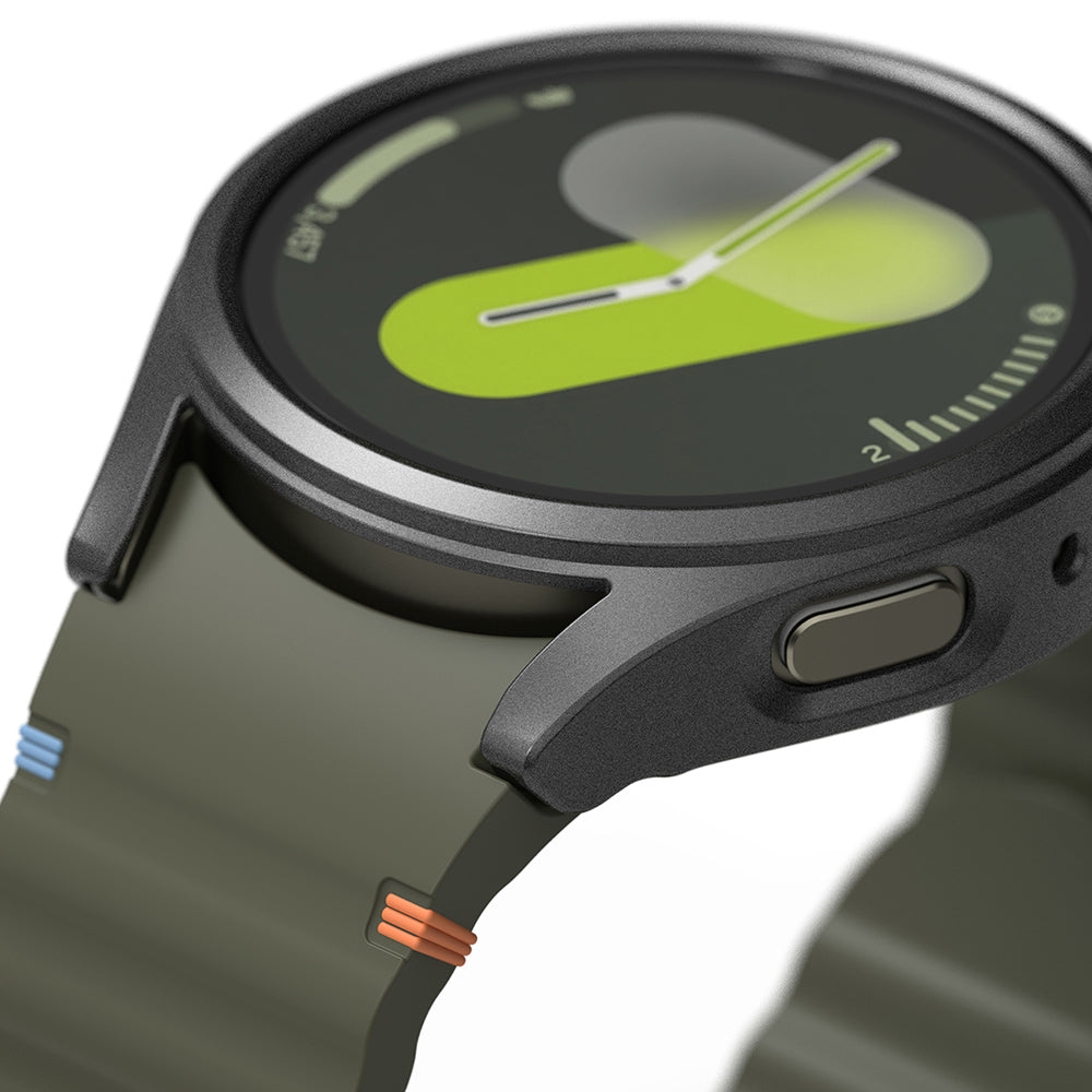 Ringke - Slim + Screen Protector - Samsung Galaxy Watch7 44mm - Titanium Black