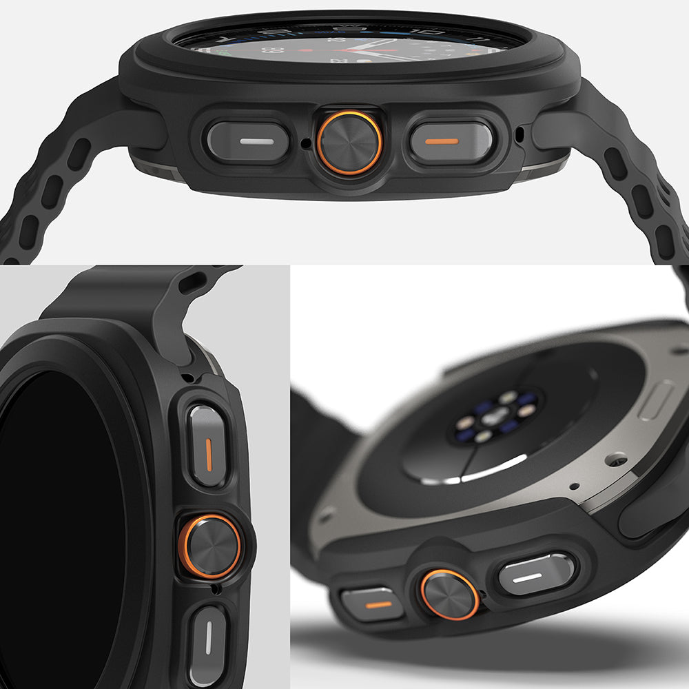 Ringke - Slim + Screen Protector - Samsung Galaxy Watch Ultra 47mm - Matte Black