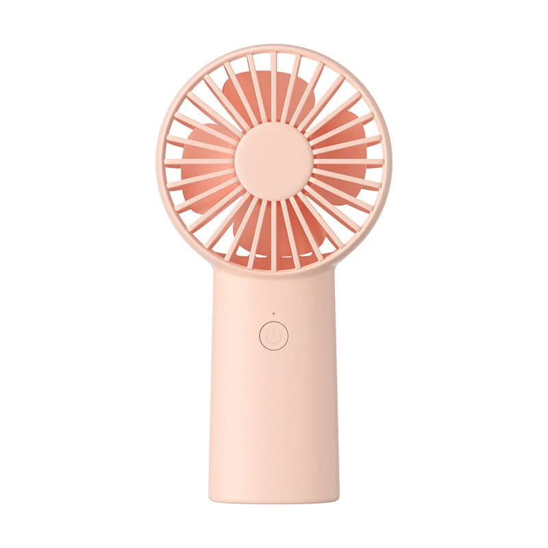 JisuLife - Premium Portable Mini Fan Life6 (FA20X) - USB-C Rechargeable, 3 Wind Speeds, 4000mAh - Pink