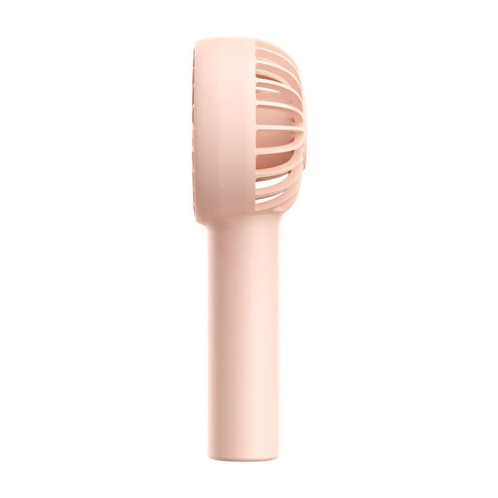 JisuLife - Premium Portable Mini Fan Life1 (FA20) - USB-C Rechargeable, 3 Wind Speeds, 2000mAh - Pink