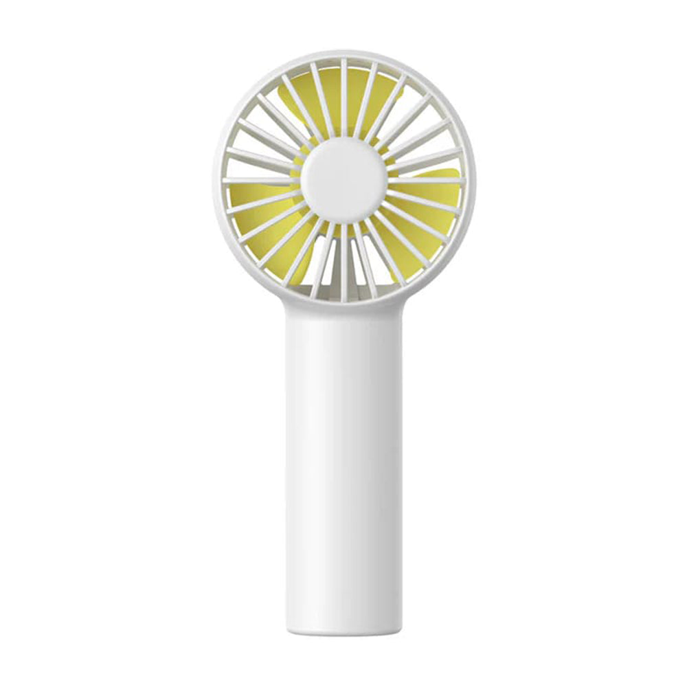 JisuLife - Premium Portable Mini Fan Life1 (FA20) - USB-C Rechargeable, 3 Wind Speeds, 2000mAh - White
