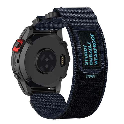 Techsuit - Watchband QuickFit 20mm (W057) - Instinct 2S/2S Solar/Approach S70 42mm/fenix 7S Pro Sapphire Solar - Navy Bl