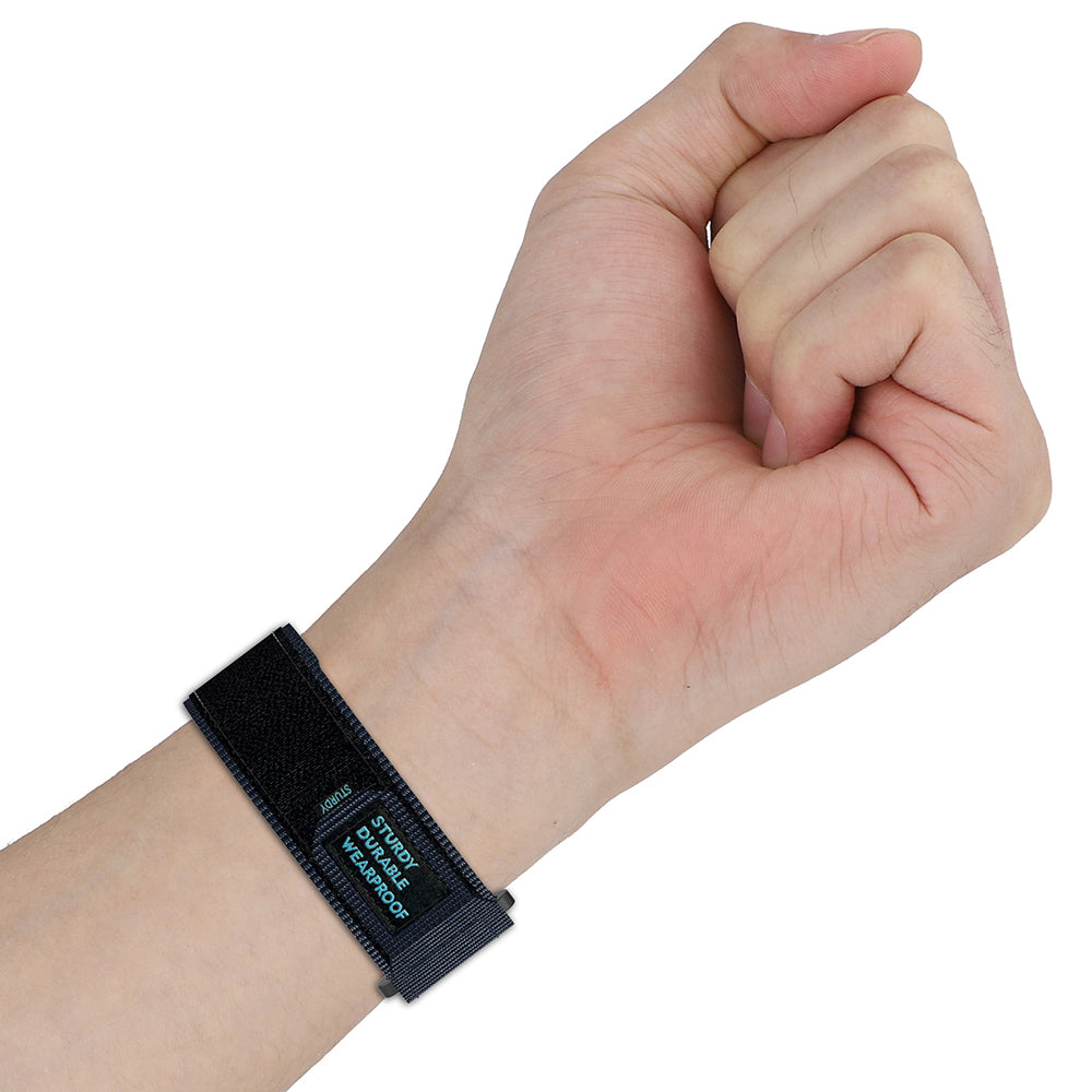 Techsuit - Watchband QuickFit 20mm (W057) - Instinct 2S/2S Solar/Approach S70 42mm/fenix 7S Pro Sapphire Solar - Navy Bl