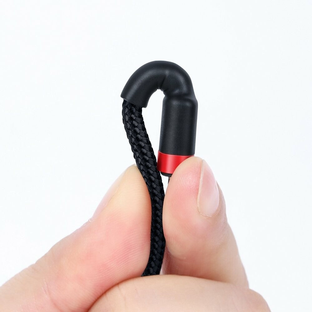 Baseus - Data Cable Cafule (CATKLF-G91) - Type-C to Type-C, PD2.0 60W Flash Charging, 20V, 3A, 1m - Red / Black
