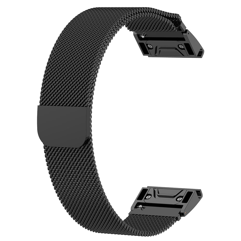 Techsuit - Watchband QuickFit 20mm (W009) - Instinct 2S/2S Solar/Approach S70 42mm/fenix 7S Pro Sapphire Solar - Black