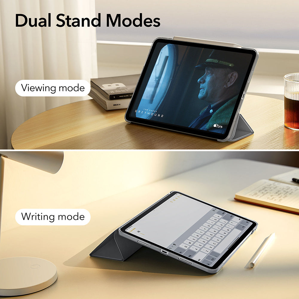ESR - Ascend Trifold - iPad Air 13 (2024) / Air 13 (2025) / Air 13 (2026) - Frosted Grey