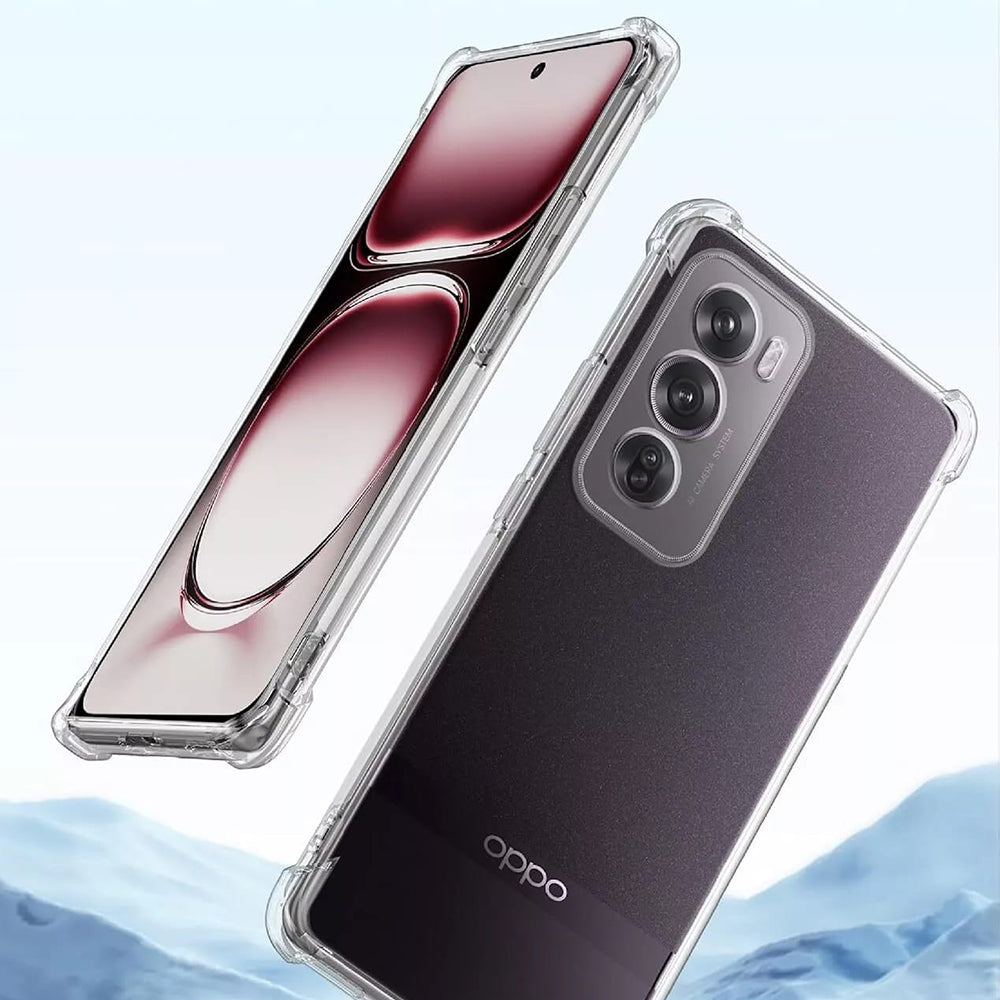 TechSuit Husa de protectie Techsuit Shockproof Clear Silicone compatibil cu Oppo Reno12, Transparent – imagine 5