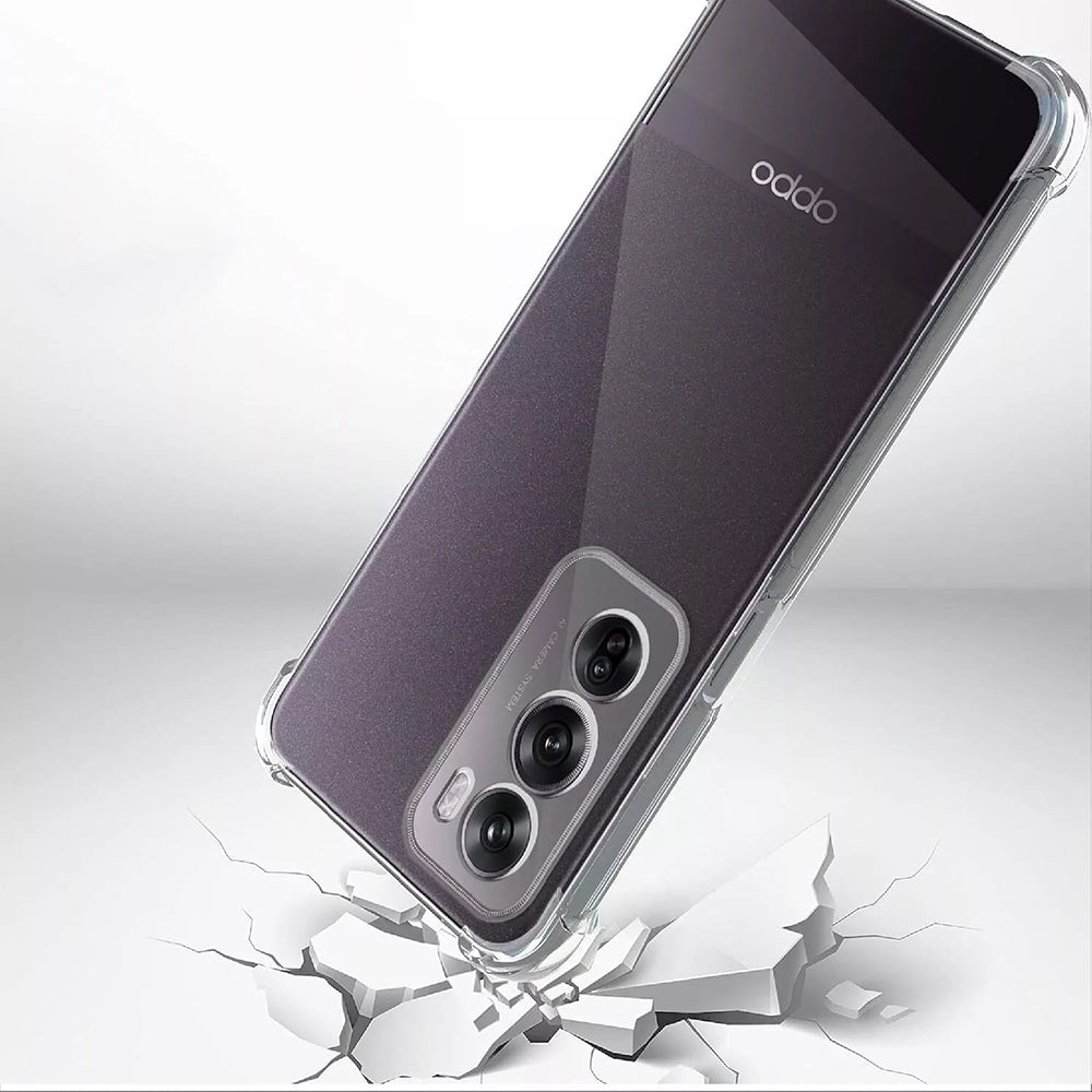 TechSuit Husa de protectie Techsuit Shockproof Clear Silicone compatibil cu Oppo Reno12, Transparent – imagine 2