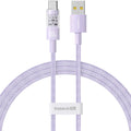 Baseus - Data Cable Gem (P10373002511-00) - USB to Type-C, Super Fast Charging 100W, 1m - Nebula Purple