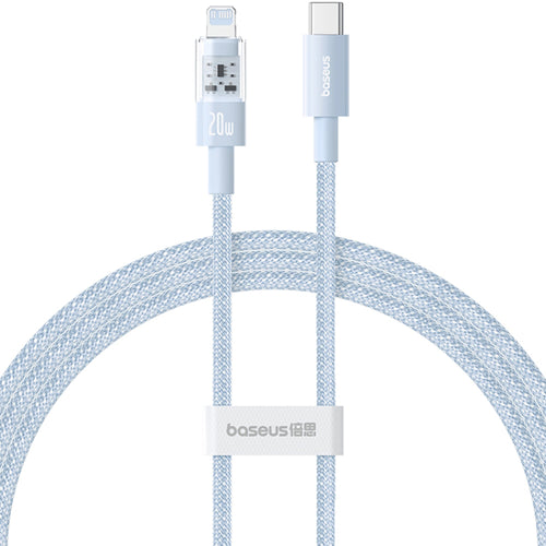 Baseus - Data Cable Gem (P10373001311-00) - USB-C to Lightning, Fast Charging 20W, 1m - Galaxy Blue