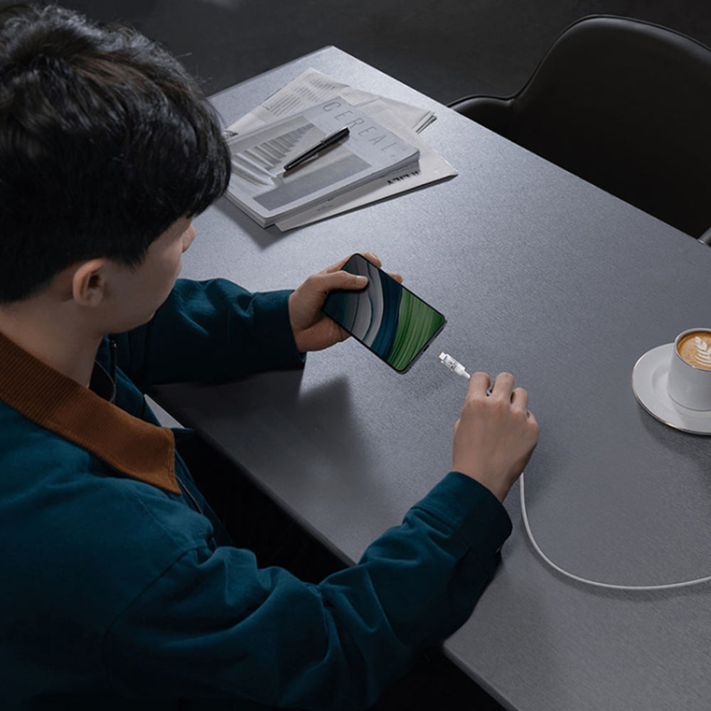 Baseus - Data Cable Gem (P10373001211-01) - USB-C to Lightning, Fast Charging 20W, 2m - Moon White