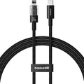 Baseus - Data Cable Gem (P10373001111-01) - USB-C to Lightning, Fast Charging 20W, 2m - Cluster Black