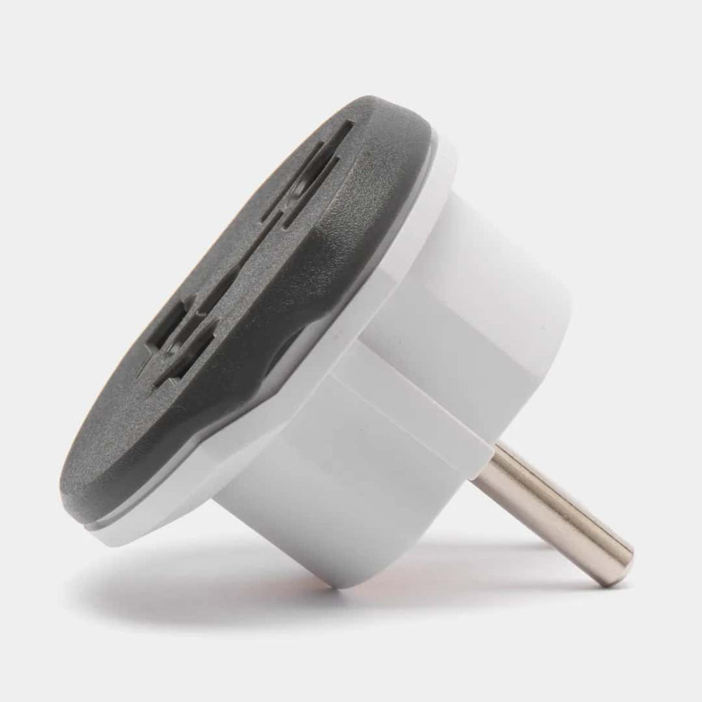 TechSuit Incarcator Techsuit Travel Adapter (C529), for UK / US / AU to EU, 16A, 250V, German Standard Design, Gri / Whi