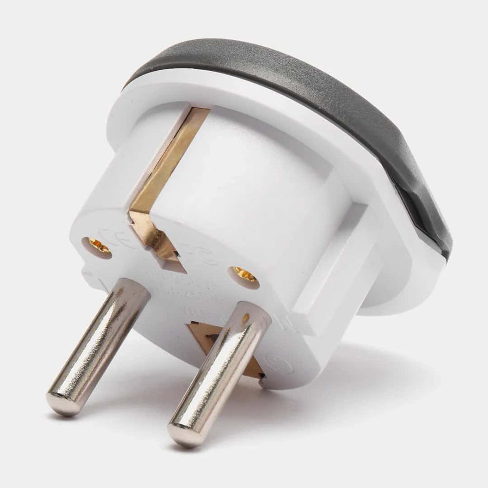 TechSuit Incarcator Techsuit Travel Adapter (C529), for UK / US / AU to EU, 16A, 250V, German Standard Design, Gri / Whi