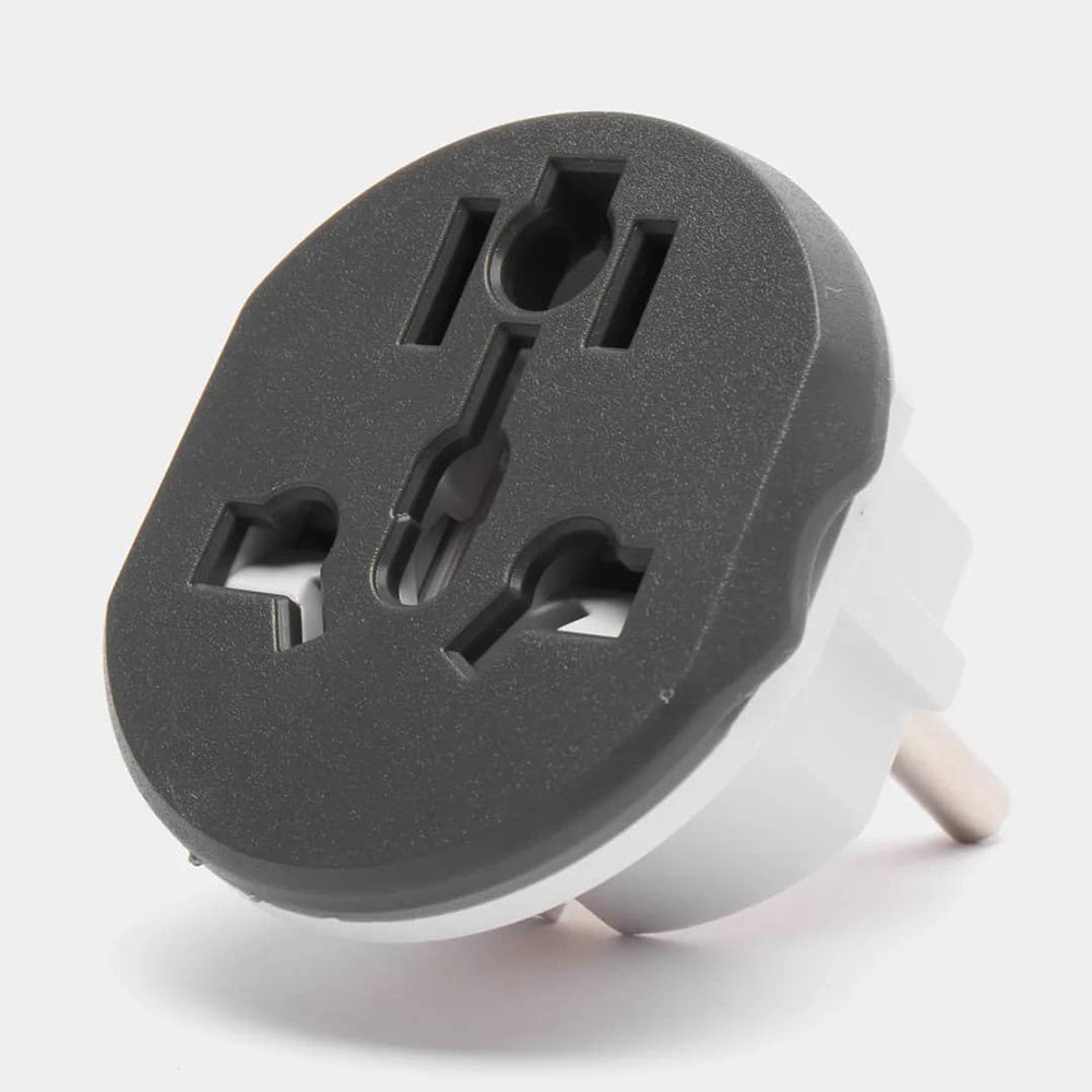 TechSuit Incarcator Techsuit Travel Adapter (C529), for UK / US / AU to EU, 16A, 250V, German Standard Design, Gri / Whi