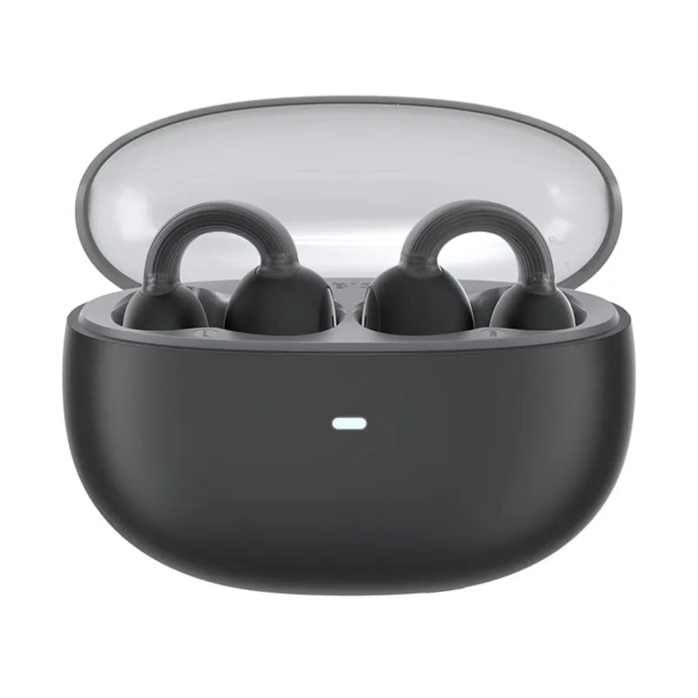 Baseus - Wireless Earbuds AirGo 1 Ring (A00069201113-00) - Bluetooth 5.3, TWS, Open-Ear Clip Design - Cluster Black