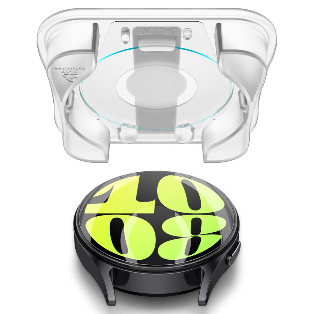 Spigen - (2 pack) Glas.tR EZ Fit (AGL08493) - Samsung Galaxy Watch7 44mm - Clear
