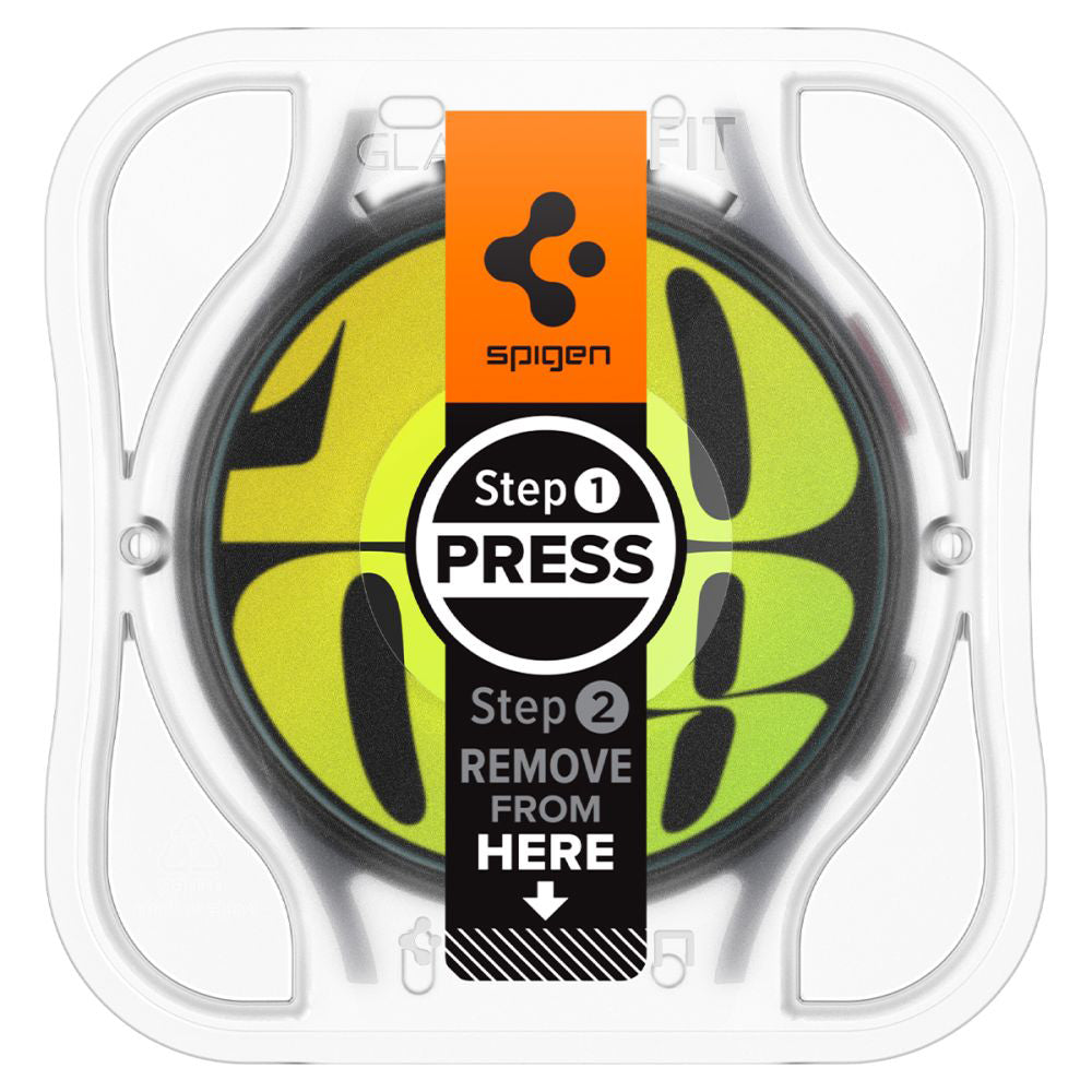 Spigen - (2 pack) Glas.tR EZ Fit (AGL08493) - Samsung Galaxy Watch7 44mm - Clear