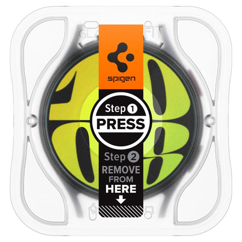 Spigen - (2 pack) Glas.tR EZ Fit (AGL08493) - Samsung Galaxy Watch7 44mm - Clear