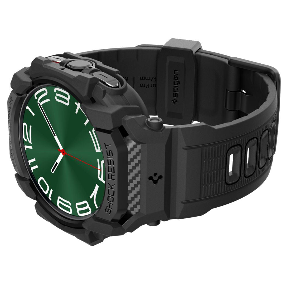Curea smartwatch Spigen compatibil cu Samsung Galaxy Watch Ultra 47mm / Watch Ultra 2, Negru