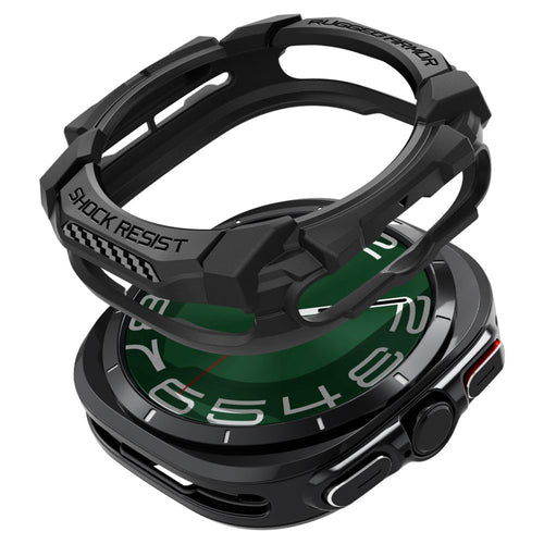Spigen - Rugged Armor (ACS08426) - Samsung Galaxy Watch Ultra 47mm - Black