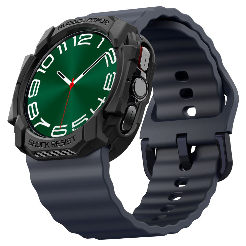 Spigen - Rugged Armor (ACS08426) - Samsung Galaxy Watch Ultra 47mm - Black