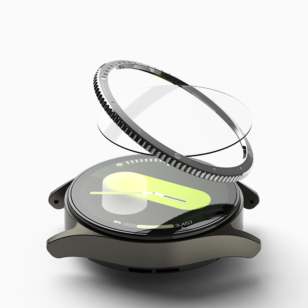 Ringke - Bezel Styling - Samsung Galaxy Watch7 40mm - Silver Pattern7 (CB-GW7-40-03)