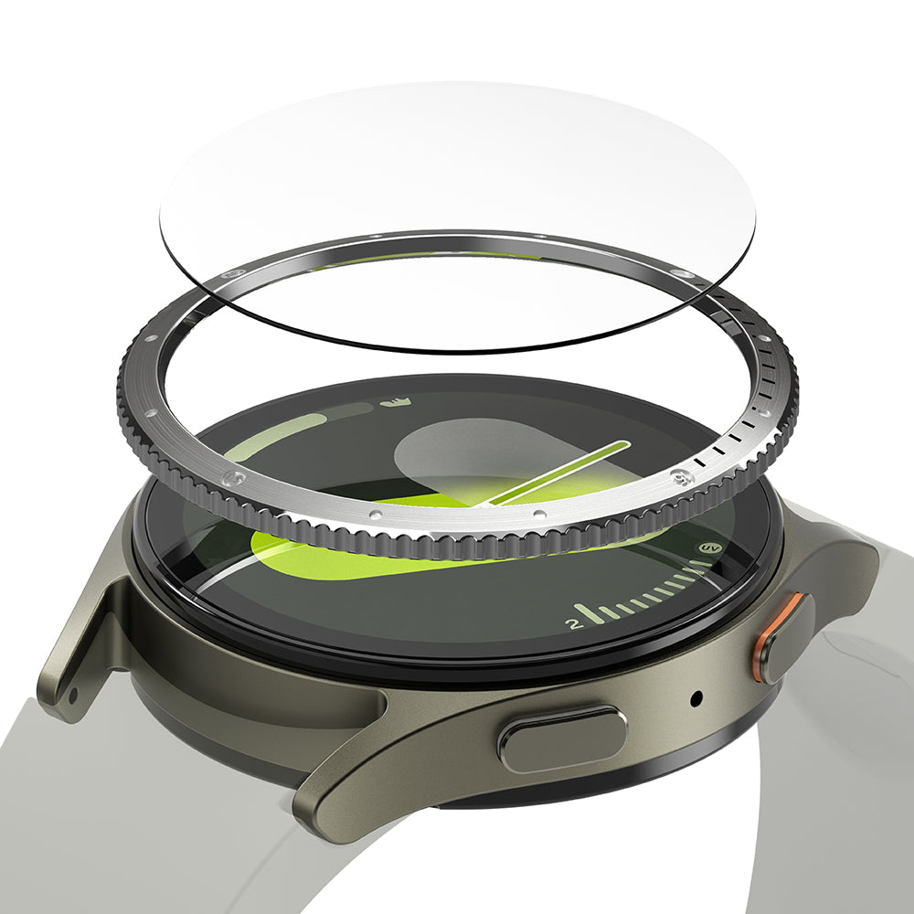 Ringke - Bezel Styling - Samsung Galaxy Watch7 40mm - Silver Pattern7 (CB-GW7-40-03)